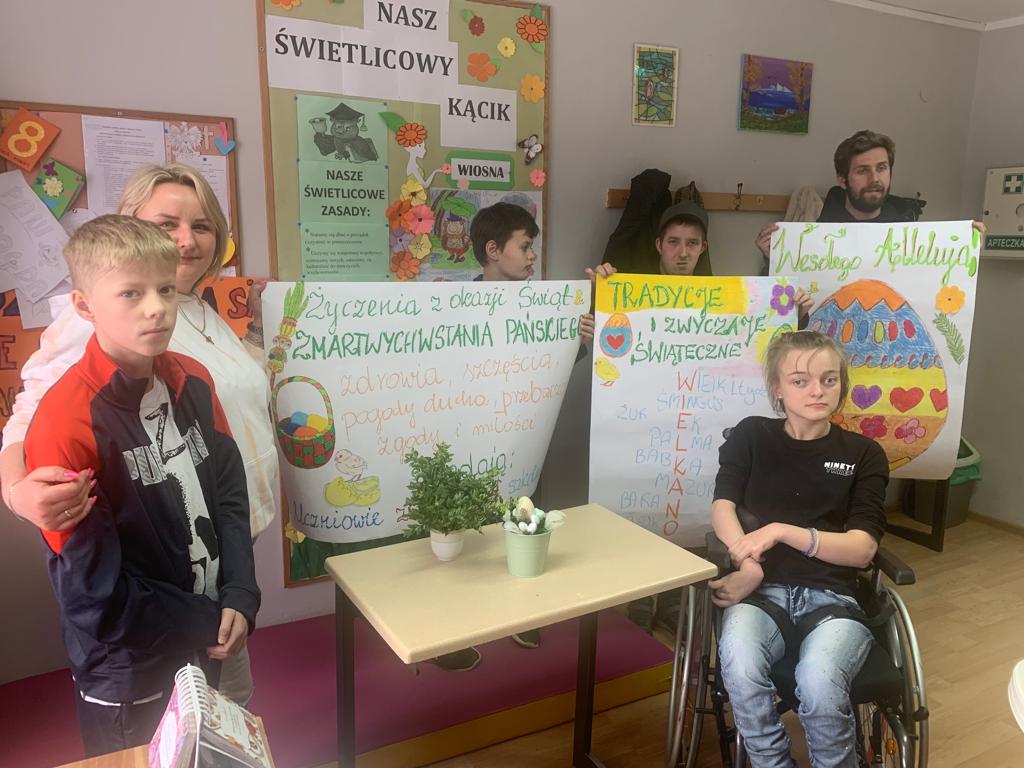 Tradycje Wielkanocne w świetlicy szkolnej SOSW Grodk&oacute;w